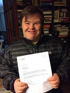 Colton acceptance letter